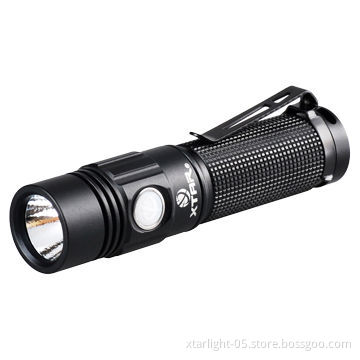 LED Flashlight, Material 6N61 Aircraft-grade aluminum alloy,premium type III hard-anodized anti-abr